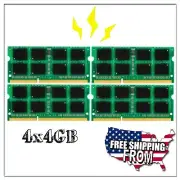 16GB 4 x 4GB DDR3 PC3-10600 SODIMM 1333MHz Laptop RAM Memory for Apple iMac 2010
