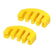 Violin Practice Mute Violin Silence Yellow for 4/4 Violin Volume Control,2pcs
