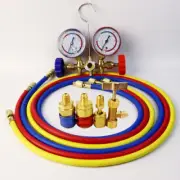 Manifold Gauge Set Air Condition Tool with Hose and Hook for R12 R22 R404A R134A