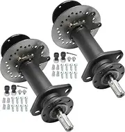 Heavy Duty 32 inch Rear Differential Axle Kit 6T 25mm Drive Shaft with 4 Bolt 110mm Wheel Hubs Flange for Go kart Golf Cart ATV Quad Buggy Tricycle Drift Trikes
