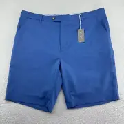 NWT J. McLaughlin Bradley Shorts Mens 40 Blue Performance Golf 9.5" Inseam