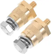 2pcs Battery Connector Car Battery Terminal Battery Post Terminal Reducers Battery Post Connectors Battery Post Adapter Post Battery Adapter Stainless Steel