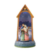 Jim Shore Heartwood Creek Holy Family in Stable Lights Up and Rotates