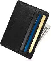 Slim Minimalist Front Pocket Wallet RFID Blocking Card Holder for Men Women