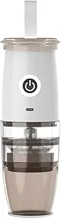 Coffee Grinder Electric Manual - Electric/Hand Coffee Grinder Espresso Grinder - 3 Types Espresso Coffee Grinder with 5 Fine/Coarse Grinding Settings & Clear Coffee Powder Container,