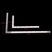 1pc Scale Mark Right Angle Double Side L Shaped Square Ruler Tools Accessories
