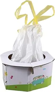 TOYANDONA Portable Folding Potty Seat with Replacement Bags Travel Friendly Toilet for Boys for Camping Cars Training
