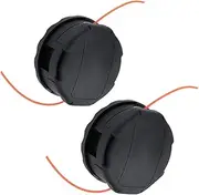 VBSYBO 2 Pack SRM 225 Trimmer Head Speed Feed 400 for Echo Weed Eater Head PAS 225 SRM-225 SRM-210 SRM 230 SRM265 SRM266 GT225 Parts Shindaiwa T242-Easy Line Quick Load Bump Feed Trimmer Head Durable