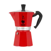 Bialetti Moka Express - Red - Stove Top 6 Cup
