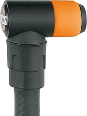 SKS GERMANY CLIK VALVE Pump Head (Intuitive Click System, 50% Higher Volume Flow, Wear-Free, Retrofit to All SKS Floor Pumps, for Schwalbe Clik Valve Valves), Black