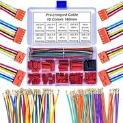 Yoeruyo JAE 2.5mm Female Connectors and 22AWG Pre-Crimped Cables,Compatible with JST-JAE 2.54mm Connector Kit,JAE-2.54 2/3/4/5/6/7/8/9/10Pin Housing (YO-JAE2.5)