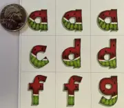 WATERMELON ALPHABET BEARY BLOCKS Cut-Outs(8.5”x 11”)Beary Patch•Letters•Words•