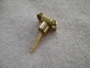 5 GUITAR VINTAGE STRING TREE RETAINER for HEADSTOCK - M or WING STYLE - GOLD