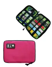 Travel Electronics Cable Organizer Storage Bag Portable Accessories USB Cards