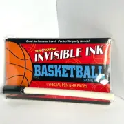 Invisible Ink Yes & Know BASKETBALL 1 Pen 48 Pages USA Lee Publications