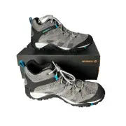 NIB Merrell Women's Alverstone Mid Hiking Shoe Charcoall/Tahoe Boots Size 10