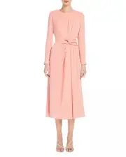 NEW Max Mara Studio Bronte Twist Midi Dress Size 4. Free Shipping