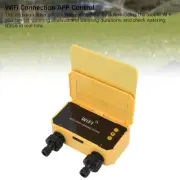 WiFi Solar Watering Timer 2 Outlets Automatic Irrigation Timer For Garden
