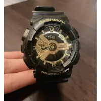 在飛比找蝦皮購物優惠-二手～G-SHOCK 黑金 GA-110GB