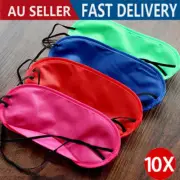 10pcs Soft Cotton Eye Mask Sleep Travel Masks Sleeping Blindfold shade new