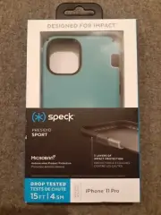 Speck Presidio V Grip Stay Clear Sport Inked Case for iPhone 11 PRO 5.8" (New)