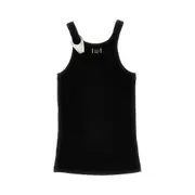 [PINKO] PINKO Ribbed tank top x Patrick McDowell Woman XS XS Black