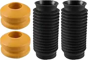 X AUTOHAUX 2 Set 2.32 Inch Front Suspension Bump Stop Strut Bumper Bump Stop for Vauxhall Insignia 2008-2017 No.13257624/5344026 Rubber Yellow