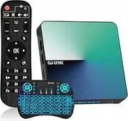CHROX Android 13.0 TV Box,Smart TV Box RK3258 Quad-Core 64-Bit ARM Cortex-A53 Support 4K 2.4/5.0Ghz WiFi BT4.0 10/100M Ethernet HDMI 2.0 H.265 Set Top Box,4gb+64gb
