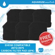 Eheim 2073/2075 Compatible Carbon Filter Pad (6pk)