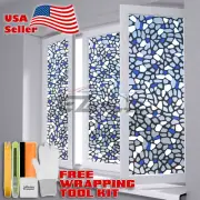 *36"x96" Frosted Film Glass Home Bathroom Window Security Privacy Sticker #5039b