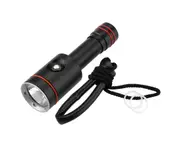 Rechargeable Solar Flashlight (2 Pack), LED Crank Generator Emergency Flashlight with Carabiner Clip, Army Green