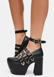 [Lamoda] Stone Cold Platform Mary Janes