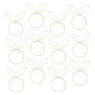 10Pcs Easter Napkin Rings Napkin Holder Rings Table Gold Delicate Napkin Rings