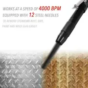 4000BPM Compact Air Needle Scaler Powered Pneumatic Rust Paint Weld Removal Tool