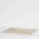 [OneWorld Collection] Paume Rattan Rectangle Placemat White Wash