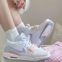 在飛比找蝦皮購物優惠-現貨 Jordan Legacy 312 粉紫 復古籃球鞋 