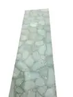 54x30 Amazonite Stone Dining Table Custom Made Handmade Luxury Interior Decor