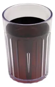 Display Fake Food Prop 5oz Acrylic Glass Of Grape Juice