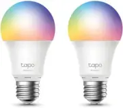 Tapo Smart Wi-Fi Light Bulb, Multicolour, E27, 60W Equivalent, Preset
