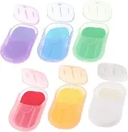 POPETPOP 120sheets Portable Camping Soap Paper for Travel and Outdoor Use Convenient Soap for Hand Washing Hygiene and Cleanliness