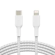 Belkin BoostCharge Braided USB-C to Lightning Cable 6.6ft/2M - MFi-Certified