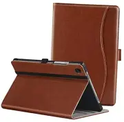 for Samsung Galaxy Tab A8 10.5 Case 2022, Premium PU Brown Tab A8 10.5''