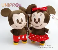 在飛比找樂天市場購物網優惠-【UNIPRO】迪士尼 米奇 米妮 7吋 絨毛玩偶 造型長抱