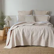 Artemida Quilted Cotton Queen Bedspread