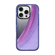 iPhone 16 Pro Impact Case MagSafe Compatible Purple Swish