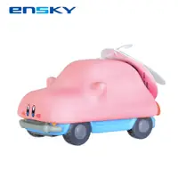 在飛比找松果購物優惠-星之卡比 軟膠公仔 模型 汽車塞滿嘴 卡比之星 Kirby 