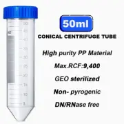 Laboratory Centrifuge Tubes 50mL,Conical Tubes,Graduated Mark for Sample Storage