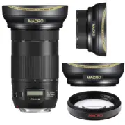 HD 67MM WIDE ANGLE + MACRO LENS FOR Canon EF 70-300mm f/4-5.6 IS II USM Lens