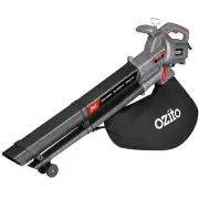 Ozito 2400W 3-in-1 Blower Vacuum Mulcher BLV-2401 | Leaf Blower Garden Debris
