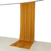 5 ft x 14 ft GOLD 4-Way Stretch Spandex Divider Backdrop Curtain Party Wedding
